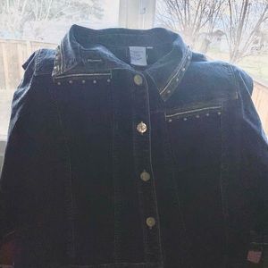 Custom painted jean jacket